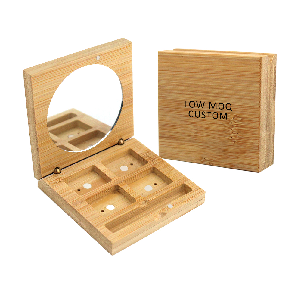 Scatola di legno di bambù personalizzata per ombretto