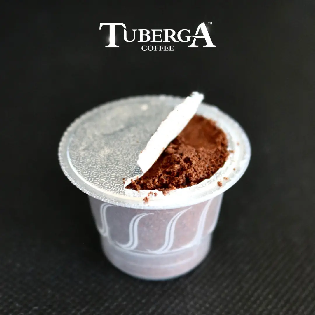 New Capsules Compatible Tuberga Coffee Italian Ground Coffee Rosso roasted ARABICA