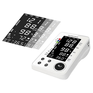 Tıbbi cihaz ekg, kan basıncı, SpO2, NIBP, nabız hızı ve sıcaklık ölçüm monitörü - Product Image 1