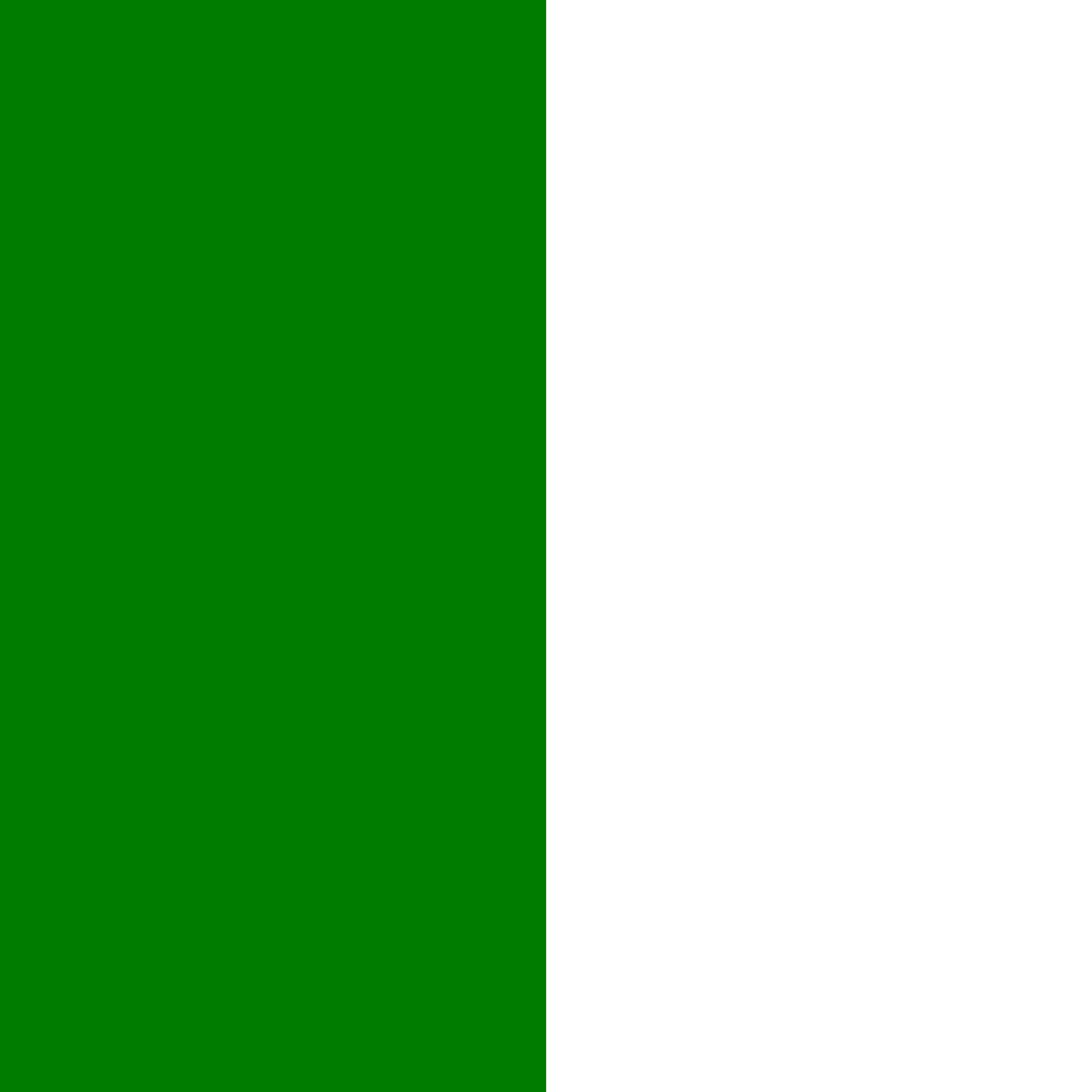 Emerald Green & White
