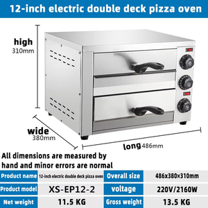 2 güverte pişirme <span class=keywords><strong>net</strong></span> ızgara toptan pizza için çin toptan elektrikli fırın