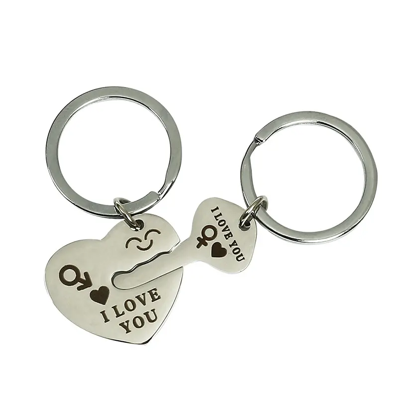 Porte-clés Love Lock You Hold The Key to My Heart & Forever Couple Porte-clés Love Heart Locks Lover Gifts Heart Keychain