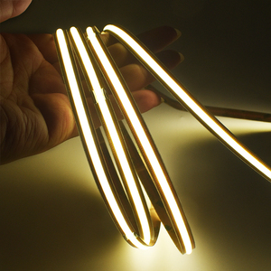 New Arrival Smart High Density 600 <strong>LED</strong>/m Free Cutting COB <strong>LED</strong> Strip Light 8mm PCB <strong>CRI90</strong> Soldering Free Dotless COB <strong>LED</strong> Tape - Product Image 1