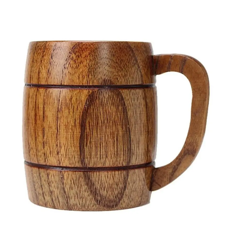 Taza de café de madera de nuevo estilo, taza de madera más vendida, taza de café, artesanía, pieza de alta calidad a bajo precio