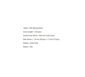 925纯银耳环吊坠，配有摩根石玫瑰金电镀天然宝石钻石和锆石套装，适合订婚