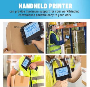 PT3000SE Automatische thermische Tintenstrahldrucker-Codier maschine Kontinuierliche Charge und Barcode-Hand lösungsmittel tinte Digital Grade - Product Image 4