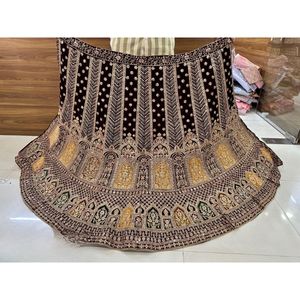 Rajwara tasarım ağır Jarkan Lehenga 3 metre Flair ve ağır bluz toptan ticaret koleksiyonu ile Set - Product Image 3
