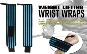 Breathable Unisex High <strong>Quality</strong> Wrist Wraps Gym Hand Support <strong>Straps</strong> Adjustable Weight Lifting with Customizable Neoprene Material - Product Image 3