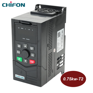 220V Entrada trifásica y salida Control vectorial Unidad de frecuencia variable 0.75kw Convertidor de velocidad del motor de CA - Product Image 1