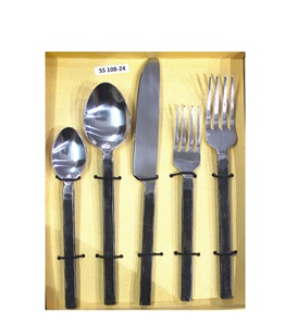 Popular American Look Design Cutlery Set With Rose <strong>Gold</strong> <strong>Colored</strong> <strong>Flatware</strong> and Tableware Use Cutlery Sets - Product Image 4