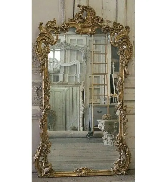 Royal Villa Bed Room Decorative Metal Frame Mirror Frame Use For Home Decoração Boa qualidade e melhores preços