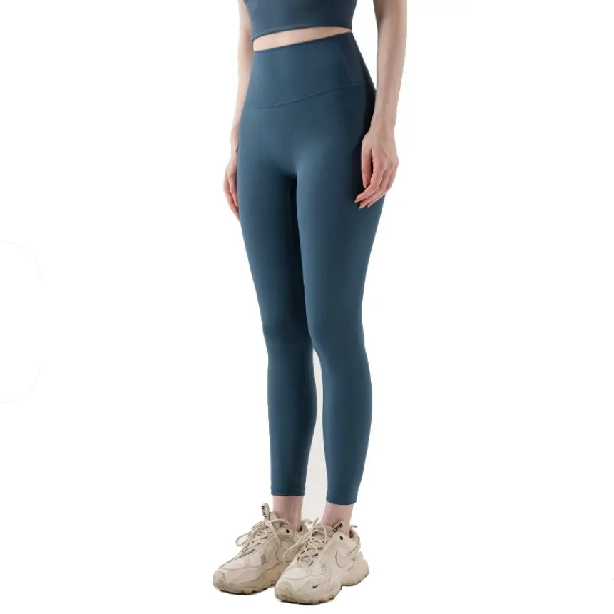 Mallas de cintura alta con sensación de desnudo/Push Up Sport Women Fitness Running Yoga Pants Energy Seamless Leggings / Gym Girl Leggings