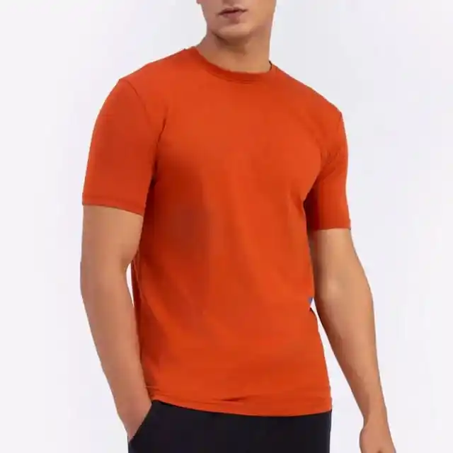schöne Farbe schlicht lässig Herren-T-Shirts 100% Baumwolle Kurzarm-O-Ausschnitt solide T-Shirts 2024 Pakistan Made Men-T-Shirts