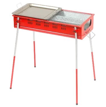 Teppanyaki Incluye Parrilla de barbacoa al aire libre Rojo Portátil Peso ligero Parrilla de carbón OEM AceptableJapan Venta caliente Barbacoa