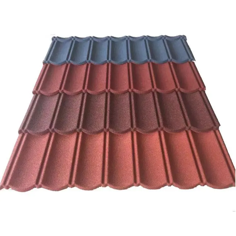 Building Roofing Materials New Zealand Technology Lightweight Insulated Colorful Stone Coated Metal Roof Tiles