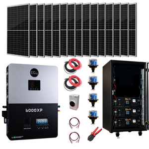 Complete Off-Grid Solar Kit 6000XP 8000W PV <strong>Input</strong> 6000W <strong>Output</strong> 48V 120/240V <strong>Split</strong> <strong>Phase</strong> + 6400 Watts of Solar PV - Product Image 2