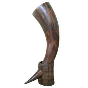 Premium Handmade Viking Beer Drinking <strong>Horn</strong> Mug Beautiful Nature Ceramic <strong>Cups</strong> for Beer Lovers and Collectors - Product Image 2