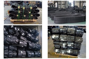 Новый 300x52,5 Вт 300x53 300x55 300x71 300x109 резиновая гусеница для мини-экскаватора детали ходовой части - Product Image 4