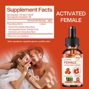 HealthGlow ha attivato il supporto della Libido femminile gocce liquide con Maca Ashwagandha per il prezzo del produttore OEM - Product Image 2