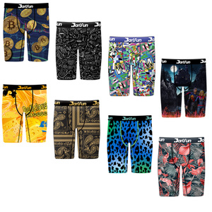 ผู้ผลิตจากประเทศจีนราคาถูกที่กำหนดเองโพลีเอสเตอร์ Spandex ผู้ชายกางเกงและนักมวย P2022SD ชุดชั้นใน - Product Image 1