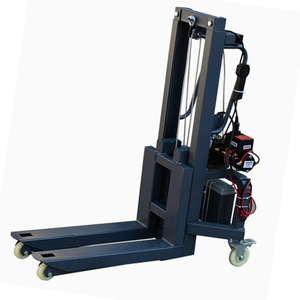 Mini carretilla elevadora apiladora de palés automática completamente eléctrica de carga automática - Product Image 4