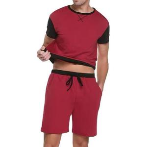 Açık eğitim spor setleri erkekler spor giyim Slim Fit Twinsets hızlı kuru erkek özel ikiz Set toptan - Product Image 4