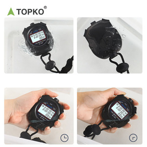 TOPKO di alta qualità ABS portatile cronometro digitale Multi-funzionale cronometro con grande Display digitale da corsa Timer cronometro - Product Image 2