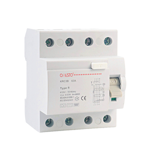 Tipo B RCD Breaker 63A interruttore del circuito di guasto a terra tipo B 30mA tipo B RCCB 2P ELCB tipo B - Product Image 1