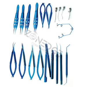 白内障セットチタン眼科白内障手術器具用高品質ステンレス鋼白内障セット - Product Image 3