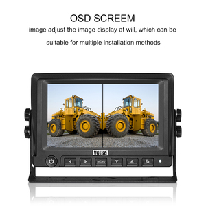 Kit de sistema de cámara trasera, Monitor LCD de marcha atrás de 7 pulgadas para camión, caja de semirremolque, camión, RV - Product Image 5