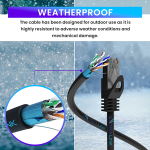 Extralink CAT5E FTP (F/UTP) Outdoor Twisted pair <strong>50M</strong> network <strong>cable</strong> Fast Ethernet as well as Gigabit Ethernet - Product Image 3