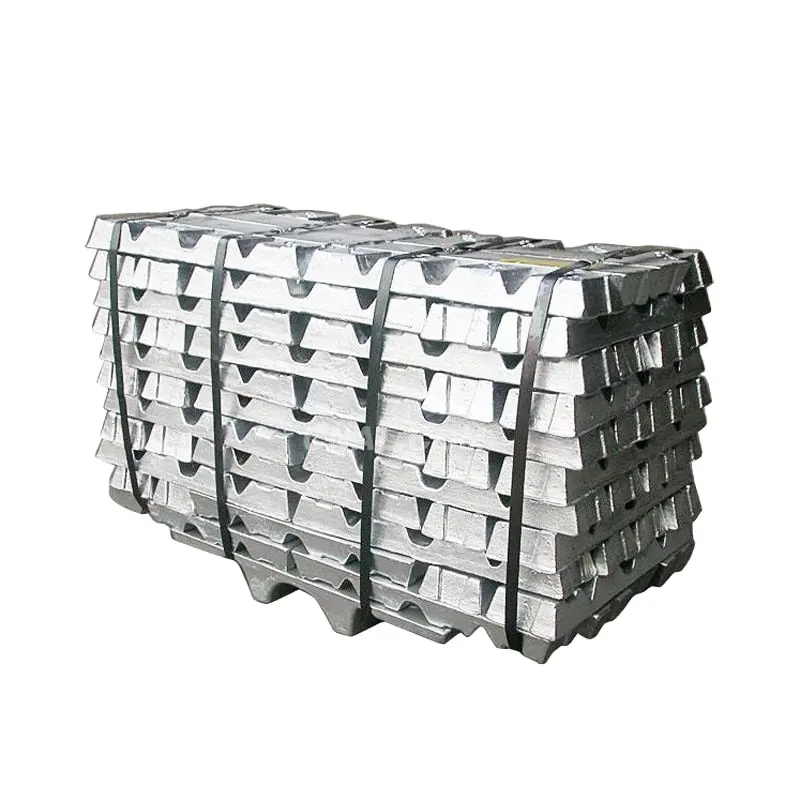 Harga Pabrik Aluminium Alloy Ingot Adc12 99.7 A7 Kelas Aluminium Ingot untuk untuk Membangun Transportasi