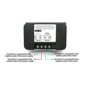DC6-55V 30A telecomando intelligente a corrente continua regolatore di velocità del motore contagiri cronografo Timer ciclo Start Stop Display LCD - Product Image 5