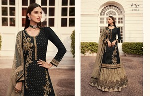 インドのサプライヤーからの女性のためのダイヤモンドワークNityaGhararaスタイルSalwarKameezで高品質の刺Embroideryを輸出する