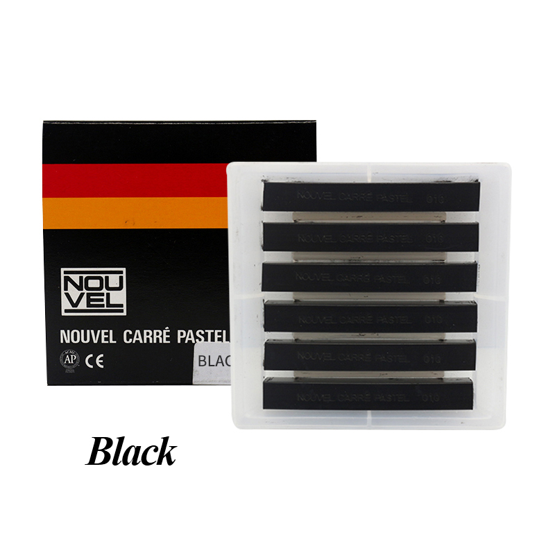 6 pcs pastel noir/set