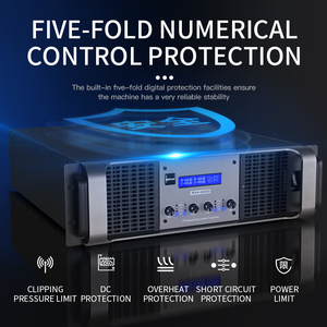Bekboes RX Series Fonte fábrica Alta qualidade 2U 1000 Watts Áudio profissional alimentado amplificador
