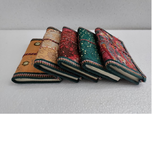 <strong>Small</strong> Mini Embroidered Fabric <strong>Notebooks</strong> in Size 4*6 Inches Suitable for Use for Promotions and Giveaways Ideal for Resale - Product Image 1
