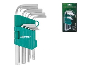 VOLAT 9 adet altıgen anahtar seti 1.5-10mm anahtarı el aletleri donanım araçları L şekli karbon çelik altıgen anahtar Allen anahtarı Set - Product Image 2