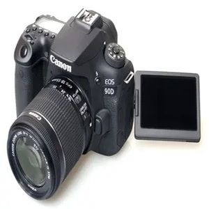 ホットギフト90Dデジタル一眼レフカメラ18-135 IS USMレンズキットCMOSセンサーインスタントカメラ - Product Image 2