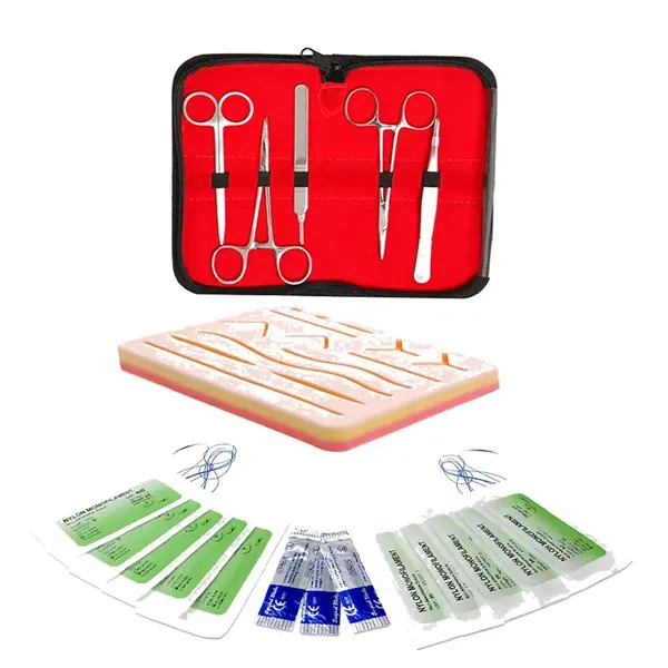 Suture Practice Kit for Medical Students Durable Silicone Suture Pad For Medical Students Custom Logo Printing