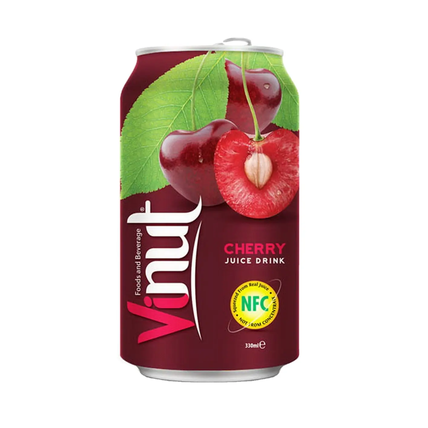 VINUT-distribuidor de zumo de cereza, 330ml, diseño gratuito, fruta Tropical