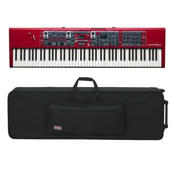 品質新しいステージ388ピアノ完全加重ハンマーアクションキーボードデジタルピアノ販売用ケース付き