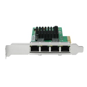 千兆以太网网络适配器英特尔I350芯片PCI Express X1 4xRJ45以太网网卡内部有线类型 - Product Image 4
