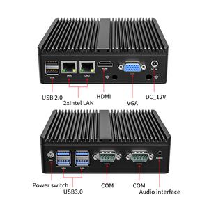 Mini PC de bajo costo N2840 J1900 J4125 I3 4005U con 2NIC 2COM RS232 RS485 aplicado en oficina, HTPC, quiosco Mini PC - Product Image 4