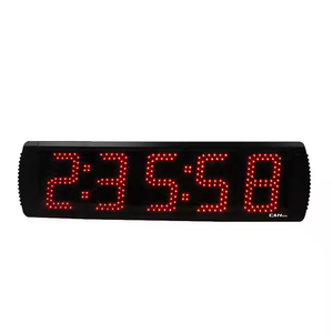 A basso costo rosso LED digitale orologio da parete Multi-funzionale telecomando conto alla rovescia Timer concetto elettronico su sfondo - Product Image 6