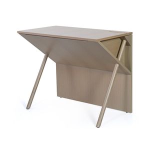 โต๊ะทำงานไม้ดีไซน์อเนกประสงค์โต๊ะคอมพิวเตอร์สีเงิน - Product Image 1