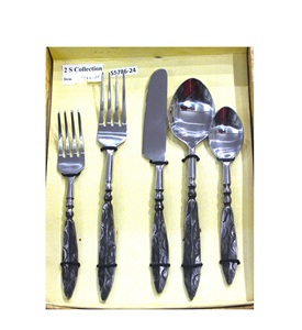 New American <strong>Style</strong> Metal <strong>Flatware</strong> and Tableware Use Cutlery Set With <strong>Simple</strong> Look Design Stainless Steel Cutlery Set - Product Image 5