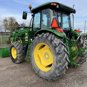 2021年John for Deeree 6105Eトラクター4x4ドライブタイプ100HPコアコンポーネント付き農業中古状態