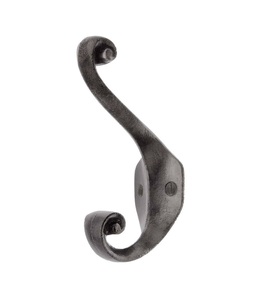 <strong>Small</strong> metal wall <strong>hooks</strong> with efficient shape and neutral tone perfect <strong>for</strong> compact living or multipurpose rooms - Product Image 6