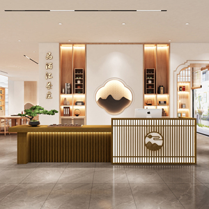办公桌椅接待台前台柜台小型接待台沙龙接待台现代 - Product Image 4